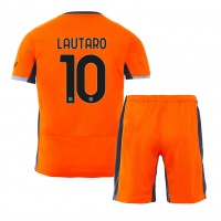 Inter Milan Lautaro Martinez #10 Tredje Dräkt Barn 2023-24 Kortärmad (+ Korta byxor)